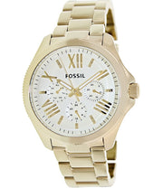  Shop Authentic Fossil Cecile Multifunction Champagne Dial Gold Steel Strap Watch for Women - AM4510 - Luxxuri