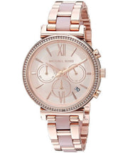  Shop Authentic Michael Kors Sofie Chronograph Rose Gold Dial Rose Gold Steel Strap Watch For Women - MK6560 - Luxxuri