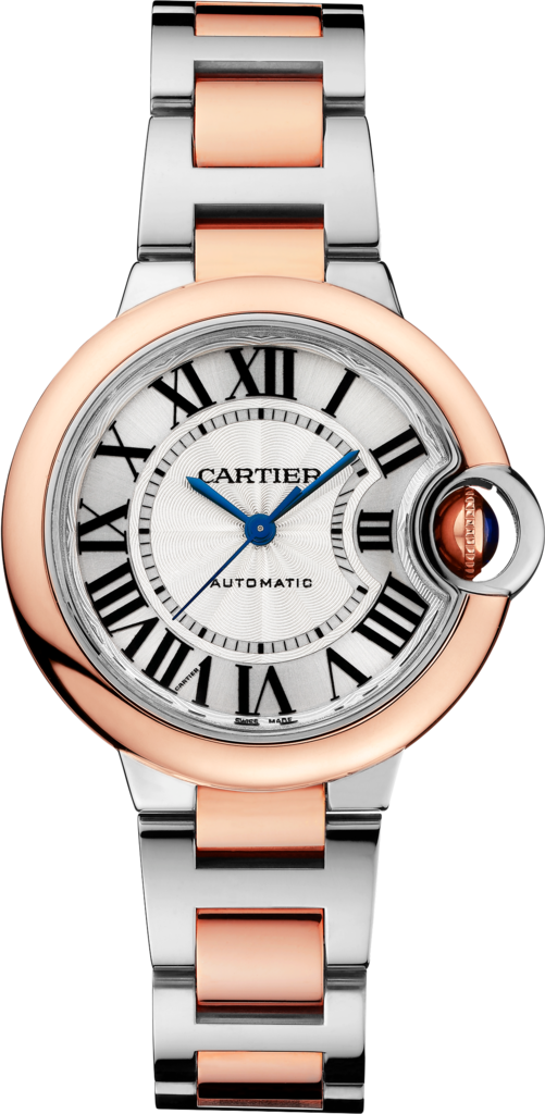  Shop Authentic Cartier Ballon Bleu de Cartier Silver Dial Two Tone Steel Strap Watch for Women - W2BB0032 - Luxxuri