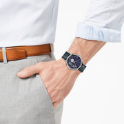  Shop Authentic Versace V-Circle The Clans Edition Blue Dial Blue & Green Leather Strap Watch for Women  - VEBQ00118 - Luxxuri