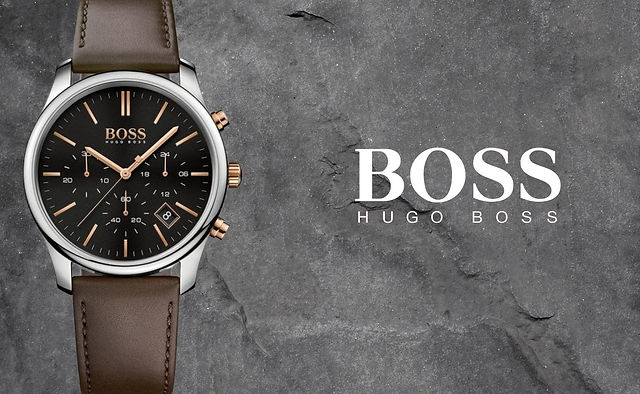  Shop Authentic Hugo Boss Time One Black Dial Brown Leather Strap Watch for Men - 1513448 - Luxxuri