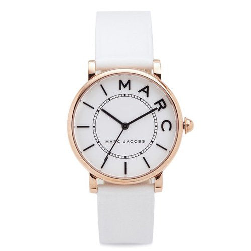  Shop Authentic Marc Jacobs Roxy White Dial White Leather Strap Watch for Women - MJ1561 - Luxxuri