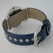  Shop Authentic Marc Jacobs Blue Dial Blue Leather Strap Watch for Women - MBM1137 - Luxxuri