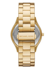  Shop Authentic Michael Kors Janelle Quartz Gold Dial Two Tone Steel Strap Watch For Women - MK4730 - Luxxuri