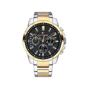  Shop Authentic Tommy Hilfiger Decker Chronograph Black Dial Two Tone Steel Strap Watch for Men - 1791559 - Luxxuri