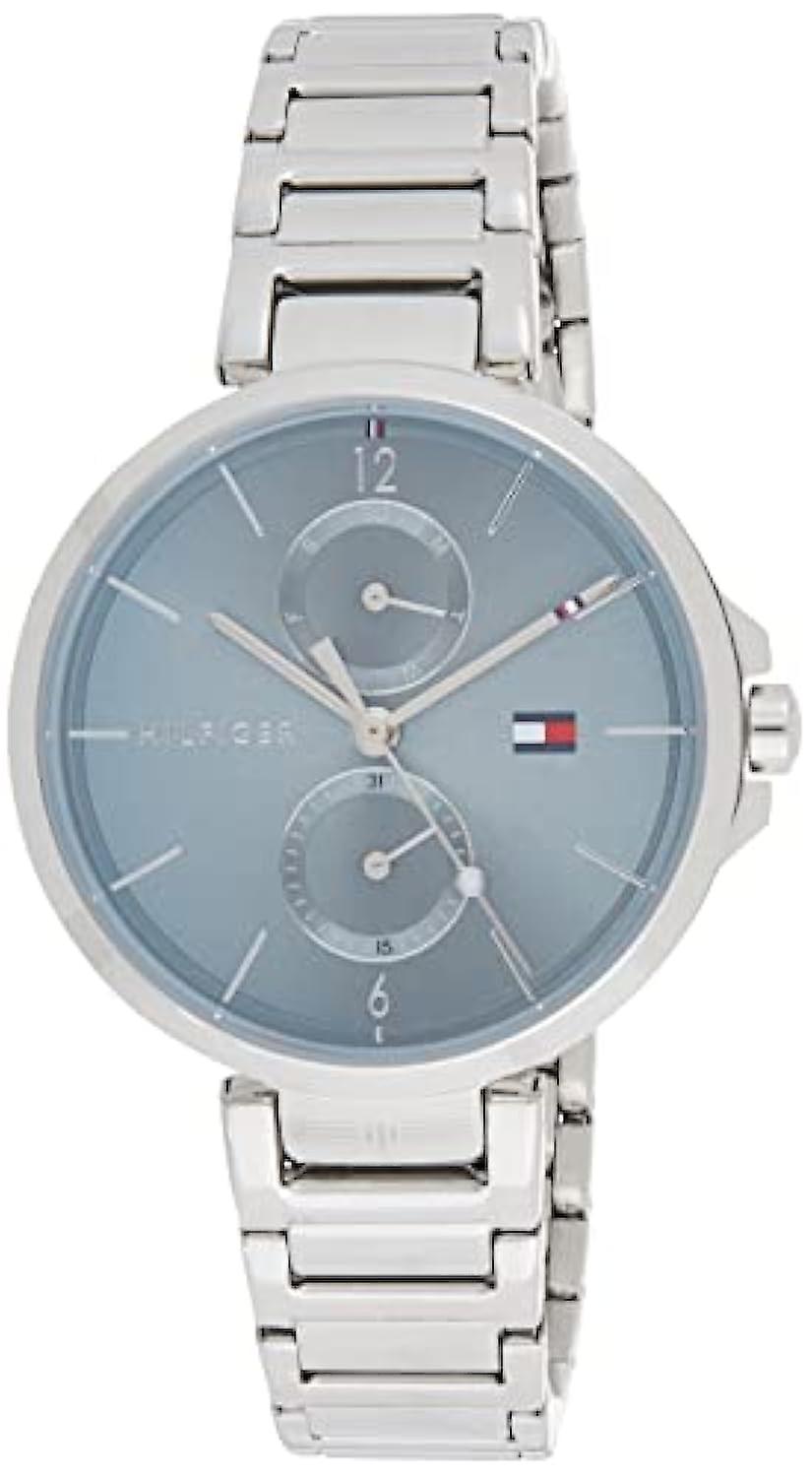  Shop Authentic Tommy Hilfiger Angela Blue Dial Silver Steel Strap Watch for Women - 1782126 - Luxxuri