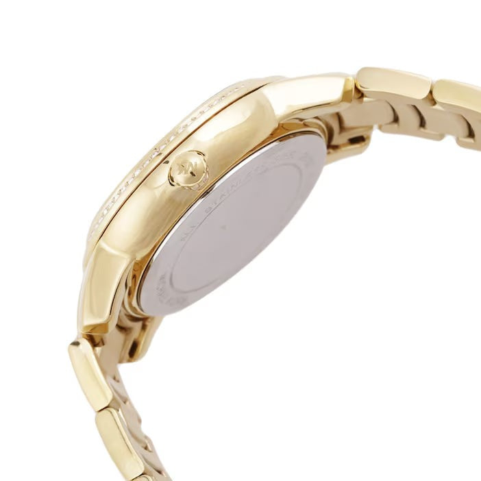 Shop Authentic Michael Kors Whitley Analog Diamonds Gold Dial Gold Steel Strap Watch For Women - MK6227 - Luxxuri