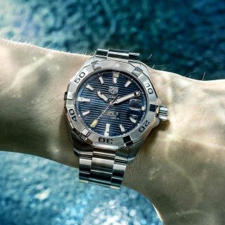 Shop Authentic Tag Heuer Aquaracer Blue Dial Watch for Men - WAY2012.BA0927 - Luxxuri
