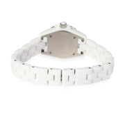  Shop Authentic Chanel J12 Diamonds Quartz Mother of Pearl White Dial White Steel Strap Watch for Women - J12 H2570 - Luxxuri