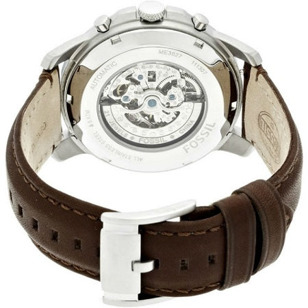  Shop Authentic Fossil Grant Automatic White Dial Brown Leather Strap Watch for Men -  ME3027 - Luxxuri