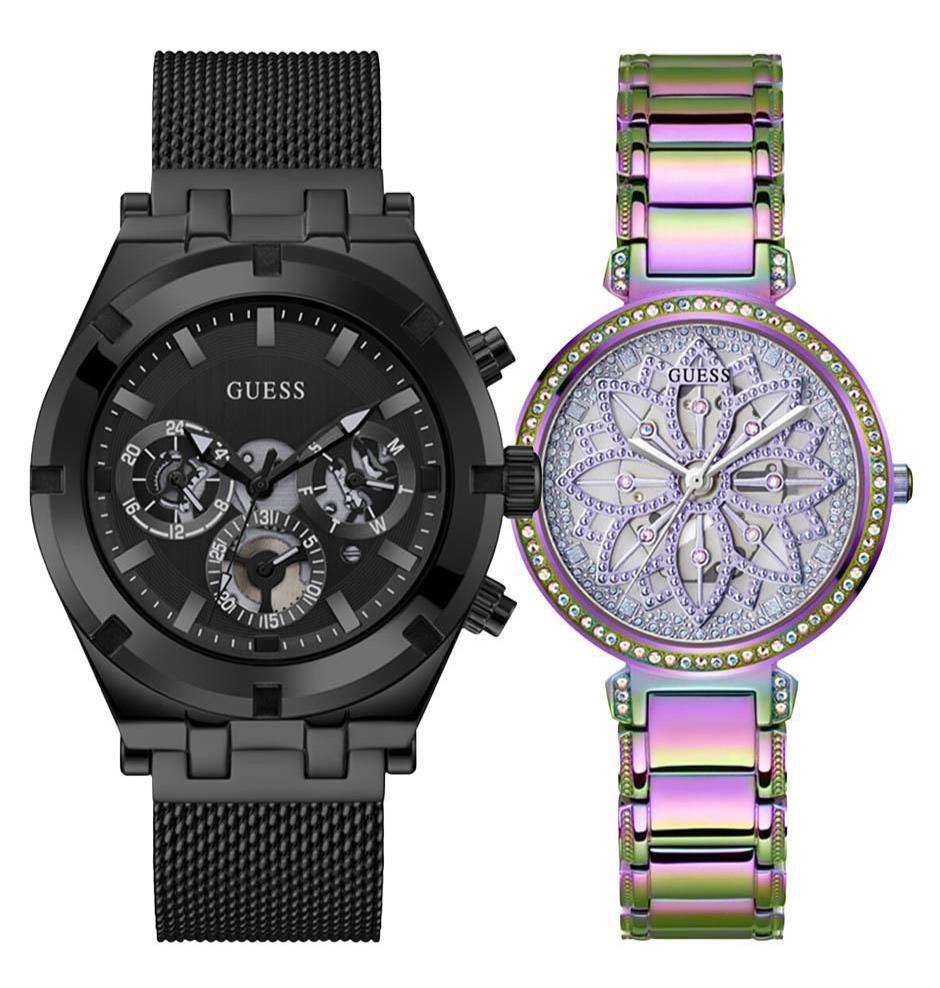  Shop Authentic Guess Lily Analog Purple Dial Purple Steel Strap Watch For Women - GW0528L4 - Luxxuri