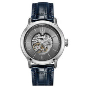  Shop Authentic Maserati Epoca Automatic Skeleton Dial Black Leather Strap Watch For Men - R8821118002 - Luxxuri