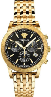  Shop Authentic Versace Sport Tech Chronograph Black Dial Gold Steel Strap Watch for Men - VELT00419 - Luxxuri