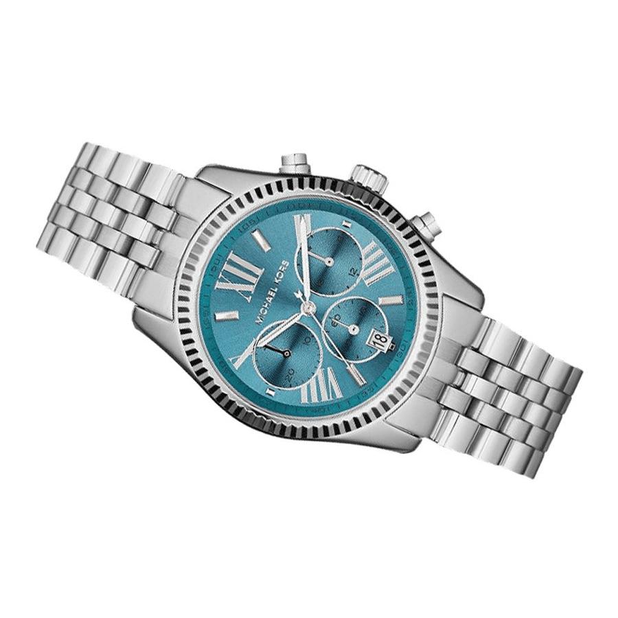  Shop Authentic Michael Kors Lexington Chronograph Blue Dial Silver Steel Strap Watch For Women - MK5887 - Luxxuri
