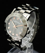  Shop Authentic Marc Jacobs Rock Crystal Grey Dial Grey Steel Strap Watch for Women - MBM8596 - Luxxuri