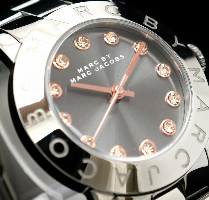  Shop Authentic Marc Jacobs Rock Crystal Grey Dial Grey Steel Strap Watch for Women - MBM8596 - Luxxuri