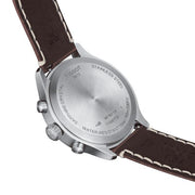  Shop Authentic Tissot PR 100 Chronograph Silver Dial Brown Leather Strap Watch for Men - T101.417.16.031.00 - Luxxuri