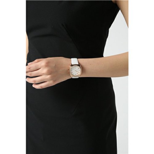  Shop Authentic Marc Jacobs Mandy White Dial White Leather Strap Watch for Women - MJ8678 - Luxxuri