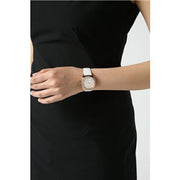  Shop Authentic Marc Jacobs Mandy White Dial White Leather Strap Watch for Women - MJ8678 - Luxxuri