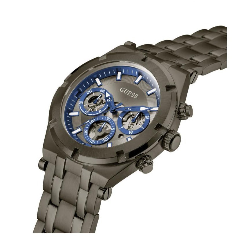  Shop Authentic Guess Continental Grey Dial Grey Steel Strap Watch for Men - GW0260G3 - Luxxuri