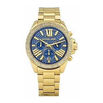  Shop Authentic Michael Kors Wren Diamonds Blue Dial Gold Steel Strap Watch for Women - MK6291 - Luxxuri