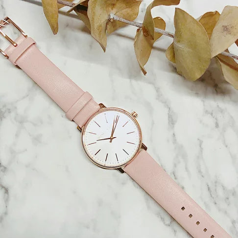  Shop Authentic Michael Kors Pyper Quartz White Dial Pink Leather Strap Watch For Women - MK2741 - Luxxuri