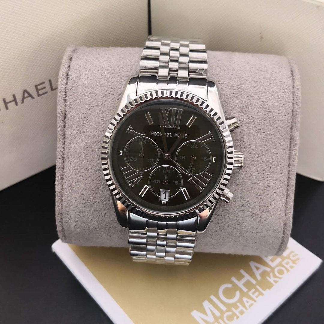  Shop Authentic Michael Kors Lexington Quartz Green Dial Silver Steel Strap Watch For Women - MK6222 - Luxxuri