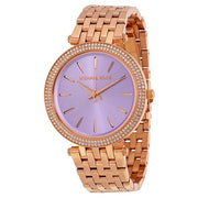 Shop Authentic Michael Kors Darci Purple Dial Rose Gold Steel Strap Watch for Women - MK3400 - Luxxuri