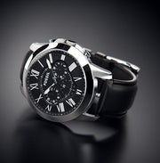  Shop Authentic Fossil Grant Chronograph Black Dial Black Leather Strap Watch for Men - FS4812 - Luxxuri