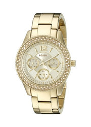  Shop Authentic Fossil Stella Multifunction Gold Dial Gold Steel Strap Watch for Women - ES3589 - Luxxuri