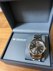  Shop Authentic Tag Heuer Carrera Date Black Dial Silver Steel Strap Watch for Men - WBN2110.BA0639 - Luxxuri