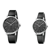  Shop Authentic Calvin Klein Even Black Dial Black Leather Strap Watch for Women - K7B231C1 - Luxxuri