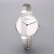  Shop Authentic Calvin Klein Drift Silver Dial Silver Steel Strap Watch for Women - K6S2N116 - Luxxuri