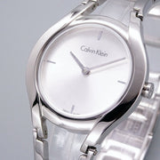  Shop Authentic Calvin Klein Class White Dial Silver Steel Strap Watch for Women - K6R23126 - Luxxuri