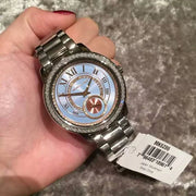  Shop Authentic Michael Kors Madelyn Quartz Blue Dial Silver Steel Strap Watch For Women - MK6286 - Luxxuri