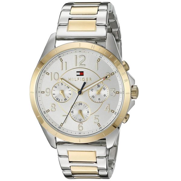  Shop Authentic Tommy Hilfiger Damen Silver Dial Two Tone Steel Strap Watch for Women - 1781398 - Luxxuri