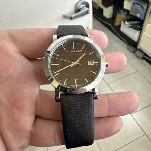  Shop Authentic Burberry Smoked Brown Dial Brown Leather Strap Watch for Women - BU1775 - Luxxuri