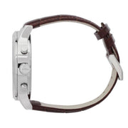  Shop Authentic Hugo Boss Aeroliner Chronoraph White Dial Brown Leather Strap Watch For Men - HB1512447 - Luxxuri