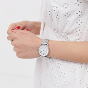  Shop Authentic Marc Jacobs Roxy White Dial Silver Steel Strap Watch for Women - MJ3521 - Luxxuri