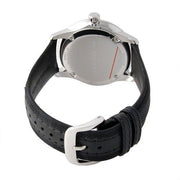  Shop Authentic Burberry Classic Round Cream Dial Black Leather Strap Watch for Men - BU10008 - Luxxuri