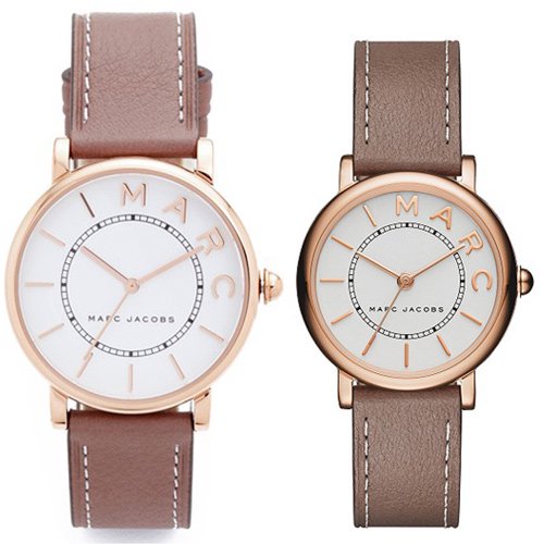  Shop Authentic Marc Jacobs Roxy White Dial Light Brown Leather Strap Watch for Women - MJ1538 - Luxxuri