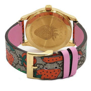  Shop Authentic Gucci G Timeless Brown Dial Brown Leather Strap Watch For Women - YA1264133 - Luxxuri