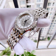  Shop Authentic Bulova Phantom Crystal Silver Dial Silver Steel Strap Watch for Men - 96A236 - Luxxuri