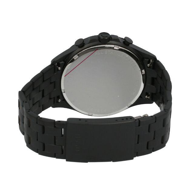  Shop Authentic Fossil Forrester Chronograph Black Dial Black Steel Strap Watch for Men - FS5697 - Luxxuri