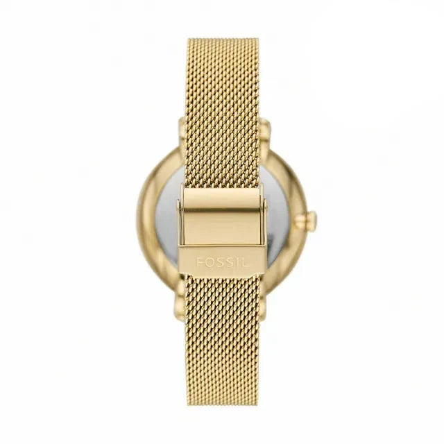  Shop Authentic Fossil Jacqueline Dragonsteel Limited Edition Red Dial Gold Mesh Strap Watch for Women - ES5316 - Luxxuri