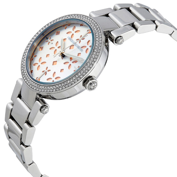  Shop Authentic Michael Kors Parker Silver Dial Silver Stainless Steel Strap Watch for Women - MK6483 - Luxxuri