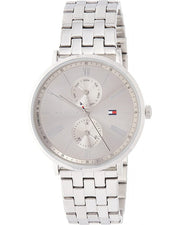  Shop Authentic Tommy Hilfiger Jenna Quartz White Dial Silver Steel Strap Watch for Women - 1782068 - Luxxuri