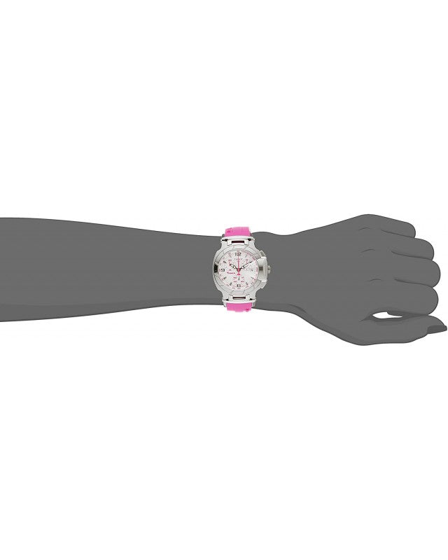 Shop Authentic Tissot T Race Chronograph White Dial Pink Rubber Strap Watch for Women - T048.217.17.017.01 - Luxxuri