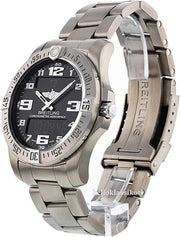  Shop Authentic Breitling Aerospace Evo Black Dial Silver Steel Strap Watch for Men - E79363101B1E1 - Luxxuri