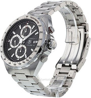  Shop Authentic Tag Heuer Formula 1 Calibre 16 Automatic Chronograph Black Dial Silver Steel Strap Watch for Men - CAZ2010.BA0876 - Luxxuri